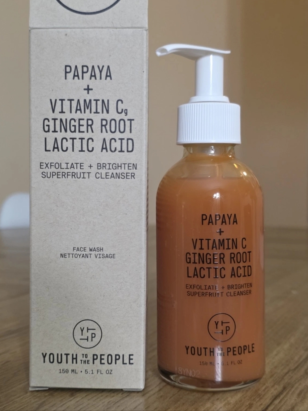 Youth To The People Superfruit  Exfoliating Cleanser Papaya Vitamin C 5.1 fl oz